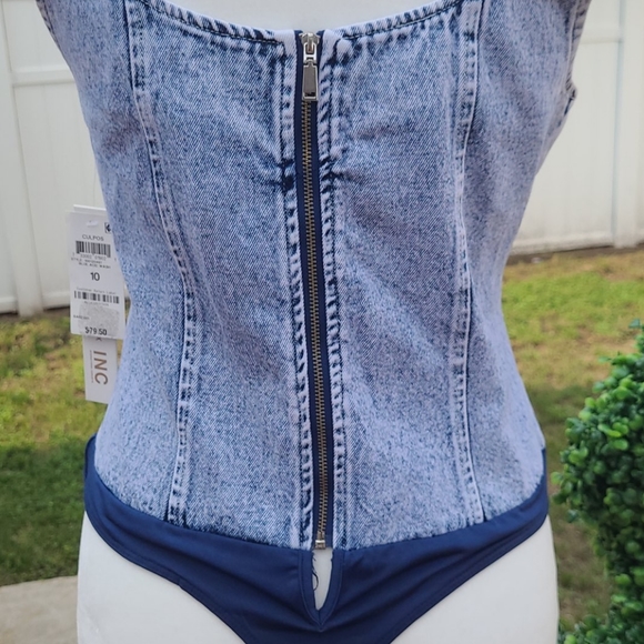 Culpos X INC Demin Bodysuit - Picture 5 of 7